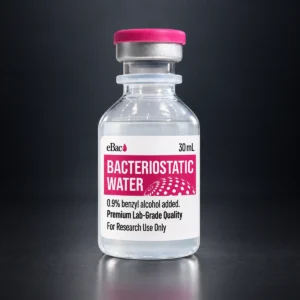 Bacteriostatic Water 30 mL laboratory material; composition documentation pending