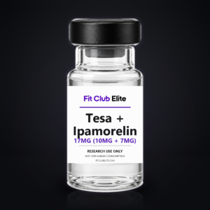 Tesa and Ipamorelin 17mg research vial, 10mg plus 7mg